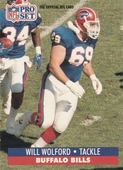 Will Wolford Buffalo Bills 1991 Pro set NFL #88